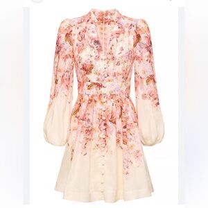 Zimmermann Devi Plunge Mini Dress